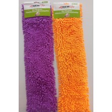 Normadia 2 Adet Mikrofiber Makarna Mop Ucu, 60 Cm, Nemli ve Kuru Temizlik Yedeği