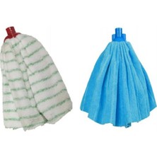 Normadia Iki Adet Mikrofiber ve Havlu Mop Paspas Ucu Seti, Temizlik Kolaylığı