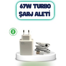 67 Watt Hızlı Şarj Aleti Poco F2 F3 F4 Uyumlu