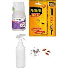 Bayer Hamamböceği Karınca Vs Ilaçları K-Othrine Sc 50ML/RAMORIN Jel Yem 20GR/1LT Fısfıs Püskürtücü
