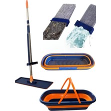 Normadia Katlanabilir Tekerlekli Pratik Paspas Seti, Kolay ve Hızlı Temizlik