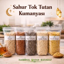 Sahur Tok Tutan Kumanyası | Hasbihal Aktar Baharat – Doğal Açık Ürün (Baldo Pirinç, Pilavlık Bulgur, Chia Tohumu, Keten Tohumu, Yulaf)