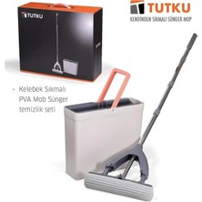 Normadia 2'li Slim Mop Sıkmalı Sünger Yüzey Temizlik Seti, Pratik ve Etkili Kullanım