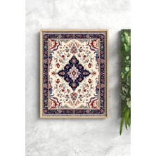 Wood Design World Geleneksel Anadolu Deseni Antik Görünümlü Dekoratif Çerçeveli Duvar Tablosu