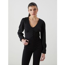 Lc Waikiki Yeni Sezon V Yaka Kadın Bluz