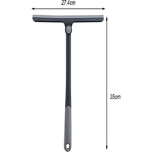 Normadia Döner Silikon Cam Temizleme Aparatı, Kolay ve Etkili Temizlik Için