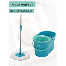 Normadia Pratik Döner Başlıklı Temizlik Seti, Kolay ve Hızlı Temizlik Için