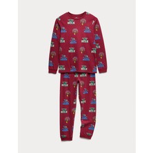 Marks & Spencer Marvel Baskılı Pamuk Pijama Takımı (3-12 Yaş)