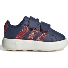 Adidas Grand Court Spıder-Man Cf I Çocuk Mavi Spor Ayakkabı JS2342