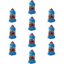 Normadia Yedek Havlu Mop Başlığı, Islak Paspas Ucu, 10'lu Set, Temizlik Için Ideal