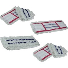 Normadia Eko Pamuk Nemli Mop 5'li Set, 80CM, Hafif ve Dayanıklı, Temizlik Kolaylığı