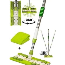 Normadia Yüzey Temizlik Mikrofiber Mandallı Mop ve Yedek Bez Seti