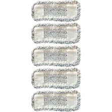 Normadia Yedek Mikrofiber Mop Seti, 80 Cm, 5'li Paket, Temizlik Için Mükemmel Seçim