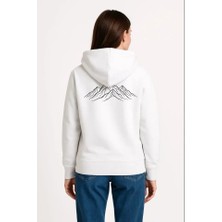 Veralya Nihilist Penguen Özel Tasarım Oversize Kapüşonlu Sweatshirt