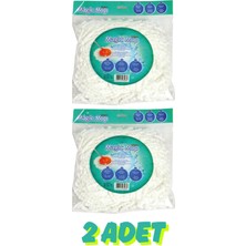 Normadia Mikrofiber Yedek Paspas Püskülleri, 2'li Set, Temizlik Için Uyumlu