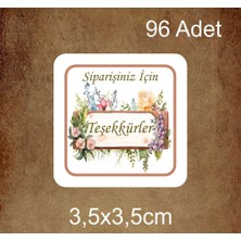 Butik Teşekkürler 13 - Yapışkanlı Etiket Stickers
