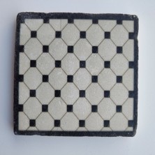 Normadia Doğal Taşlı Dekoratif Banyo Gider Kapağı 10X10 cm