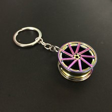 Erzi Anahtarlık Metal Jant Anahtarlık Krom Tasarım