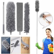 Normadia Çok Fonksiyonlu 3'lü Teleskopik Mop Temizlik Seti, Pratik ve Hafif