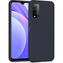 Azrlya Newface Xiaomi Redmi 9t Kılıf Nano Içi Kadife Silikon - Siyah