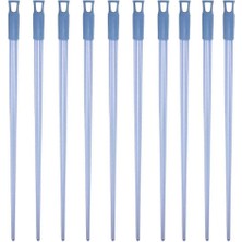 Normadia Çizgili Renkli Alüminyum Fırça Faraş Süpürge Çeksil Sap 120 cm