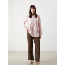 Lc Waikiki Yeni Sezon Beli Lastikli Saten Kadın Pantolon