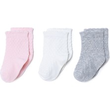 Hellobaby Hellobaby, Kız, 3lü Soket Çorap, Çizgili