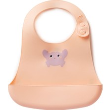Pandish Crabby Silikon Önlük Pinky