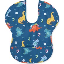 Messy Duck Yarım Kolllu Mama Önlük - Dinozor