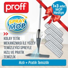 Normadia Pratik Sprey Mop ve 3 Yedek Mop ile Temizlik Hızlı ve Kolay