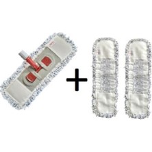 Normadia Mikrofiber Mop Takımı 50 cm ve 2 Yedek ile Temizlik Kolaylığı