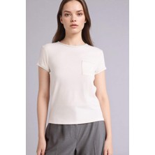 DeFacto Slim Fit Bisiklet Yaka Ribana Kısa Kollu Tişört G9548AX26SP