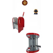 Normadia Çift Kovalı Temizlik ve Paspas Arabası Yedek Ful Krom Çelik Presli