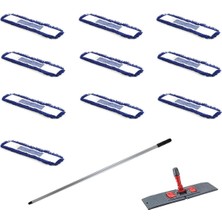 Normadia Nemli Palet Tablet Toplama Statik Mop Seti, 40 Cm, 10 Adet Toplam