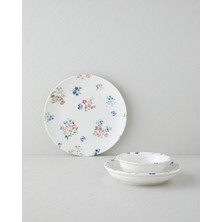 English Home Bloomera Porselen Yemek Takımı 12 Parça 4 Kişilik Renkli