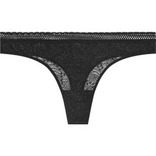 Simone Perele Siyah Kadın Tanga 12S710 Sımone P