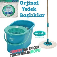 Normadia Pratik Mikrofiber Mop Temizlik Seti + Yedek Başlık, Kolay ve Etkili Temizlik