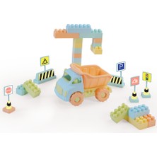 Dolu Oyuncak Dolu Jumbo Kamyon ve Bloklar 40 Parça 5219