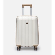 Hotiç Ekru Seyahat Kabin Boy Valiz