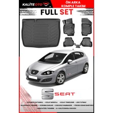 Seat Leon Ince Stepne 2005-2012 4d Bagaj ve Pro Serisi Havuzlu Paspas Takımı