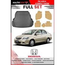 Honda City 2002 Model 4d Bagaj ve Pro Serisi Havuzlu Bej Paspas Takımı