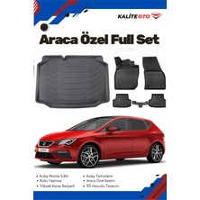 Seat Leon 2013 Model Yumuşak Paspas+Bagaj Havuzu Seti