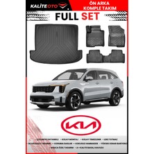 Kia Sorento 7 Kişilik Araç 5 Koltuklu 2024 Model 4d Bagaj ve Pro Serisi Havuzlu Paspas Takımı
