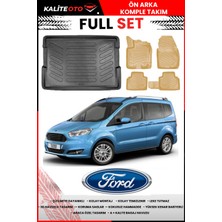 Ford Tourneo Courier 2016 Model 4d Bagaj ve Pro Serisi Havuzlu Bej Paspas Takımı
