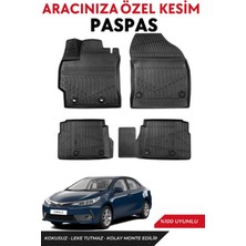 Toyota Corolla 2013-2014-2015-2016-2017-2018 Model Araca Özel Havuzlu Paspas Takım