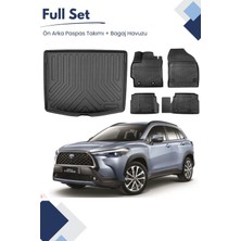 Toyota Corolla Cross 2023 Model Tam Uyumlu Paspas+Bagaj Havuzu Seti
