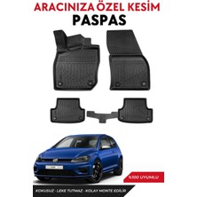 Volkswagen Golf 7 2017 Model Araca Özel Havuzlu Paspas Takım