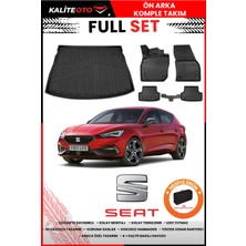 Seat Leon E-Hybrid 2024 Model Bagaj Havuzu+Paspas Takımı Full Set+Hediyeli