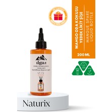 Ilgaz Mango Bambu Yedek Likit Bambu Oda Kokusu Yedek Şişe Mango Çubuklu Oda Kokusu  200ml