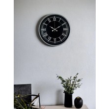 SHC4200 Mey Ithalat® 36 cm Gri Roma Rakamlı Zarif Duvar Saati